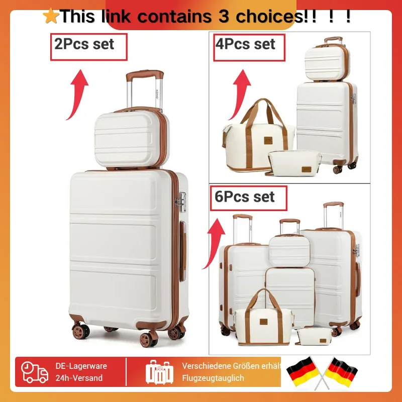 Ensemble de 6 bagages rigides en ABS