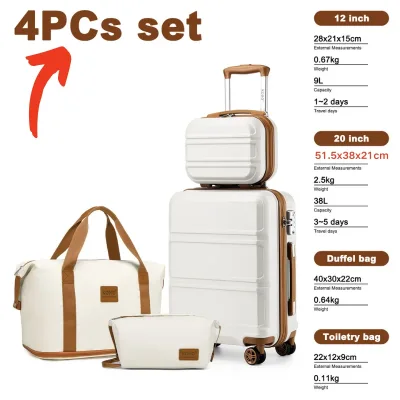 Ensemble de 6 bagages rigides en ABS – image 3