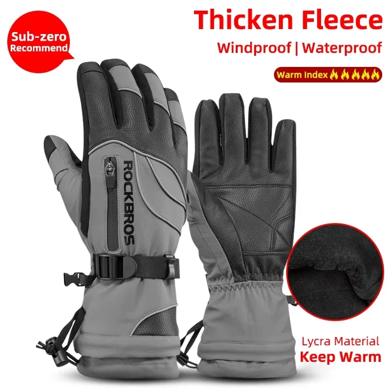 Gants d'hiver imperméables en polyester