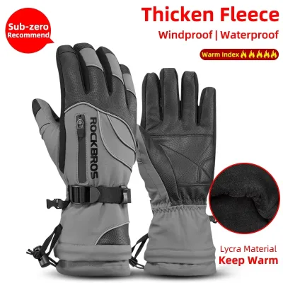 Gants d'hiver imperméables en polyester