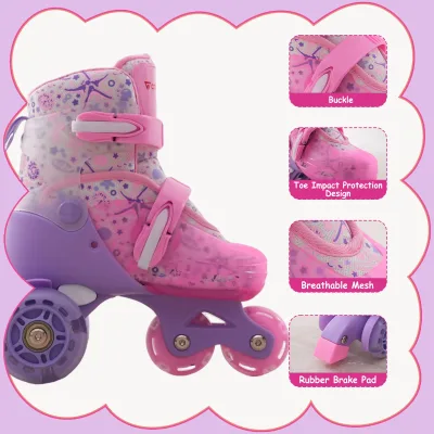 Patins à roulettes lumineux enfant – image 2