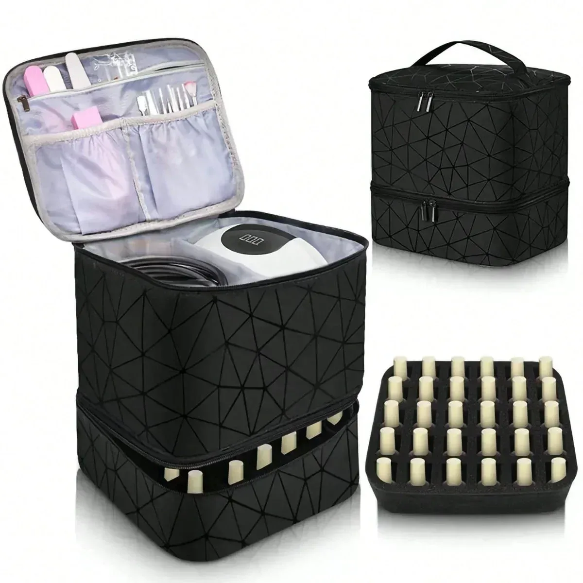 Pochette de rangement double couche