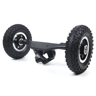 Roues tout-terrain de longboard, noir – image 2