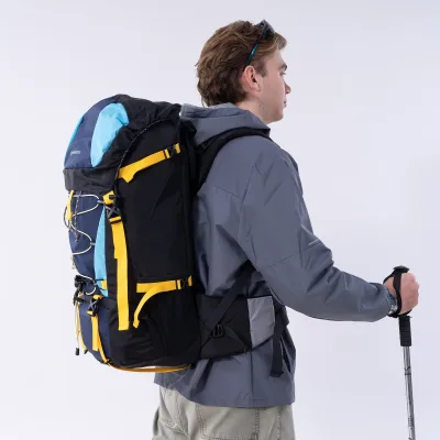 Sac à dos de randonnée pliable 60 L en nylon – image 2