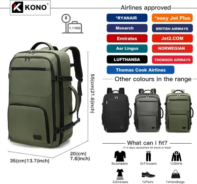 Sac à dos de voyage cabine 38 L – image 2