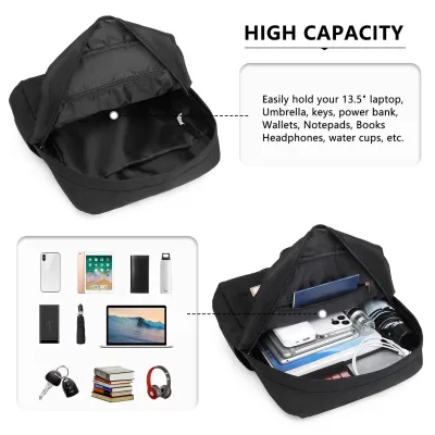 Sac à dos en toile unisexe pour ordinateur 33 cm – image 3