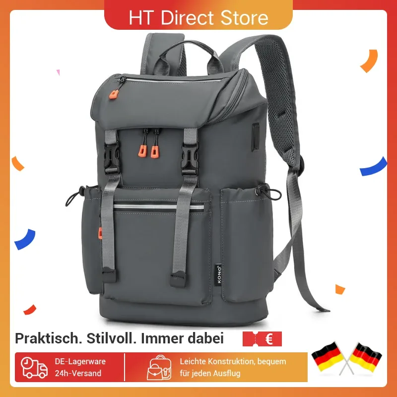 Sac à dos imperméable en toile pour homme