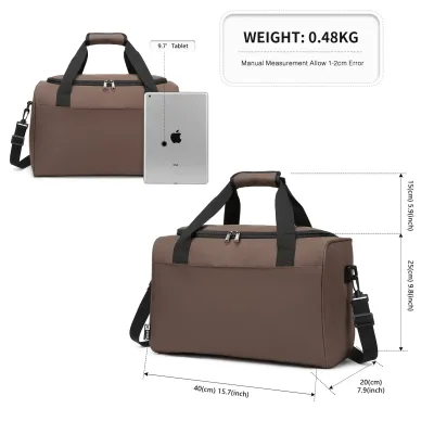 Sac de voyage cabine en Oxford, 40 × 20 × 25 cm – image 2