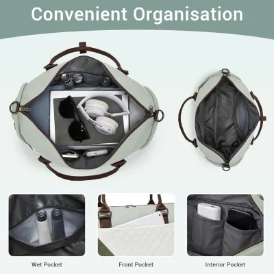Sac de voyage hydrofuge 24 L en polyester – image 2