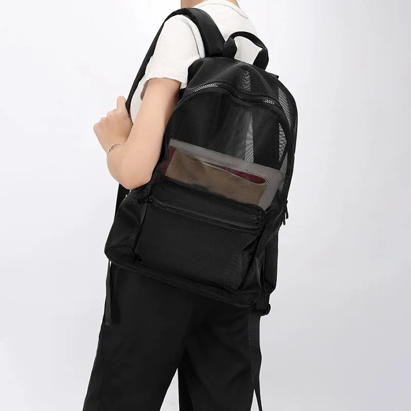 Sac en maille transparente de 20 à 35 L