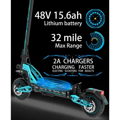Trottinette électrique DT10 à double suspension – image 3