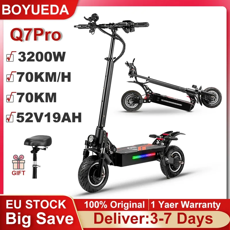 Trottinette électrique pliable double moteur