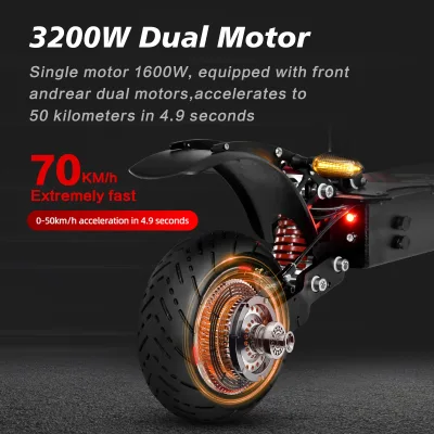 Trottinette électrique pliable double moteur – image 3