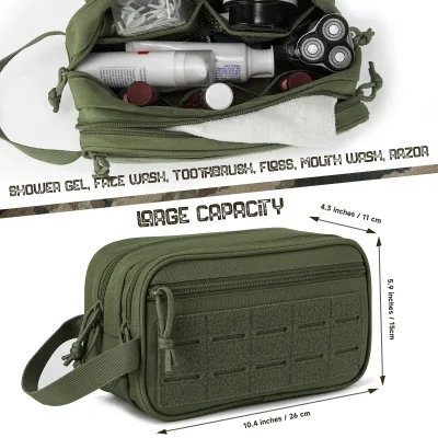 Trousse de toilette tactique en polyester – image 3