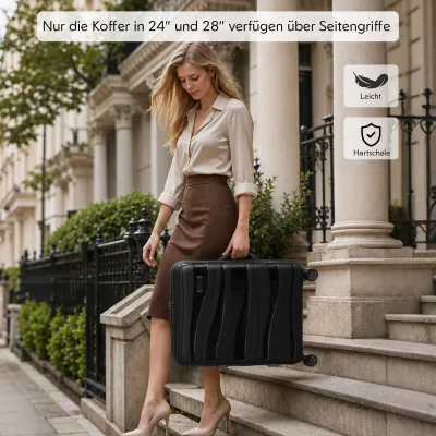 Valise rigide en polypropylène, serrure TSA – image 2